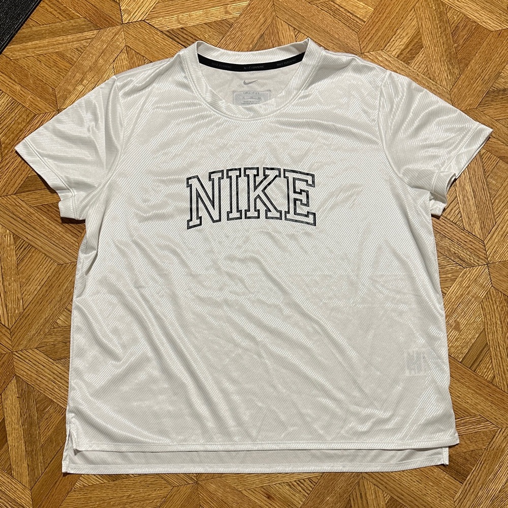 Nike Dri-Fit White Short Sleeve Jersey